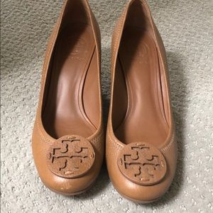 Tory Burch Leather Wedge